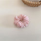 Gifty - Solid Color Ruffled Chiffon Scrunchie