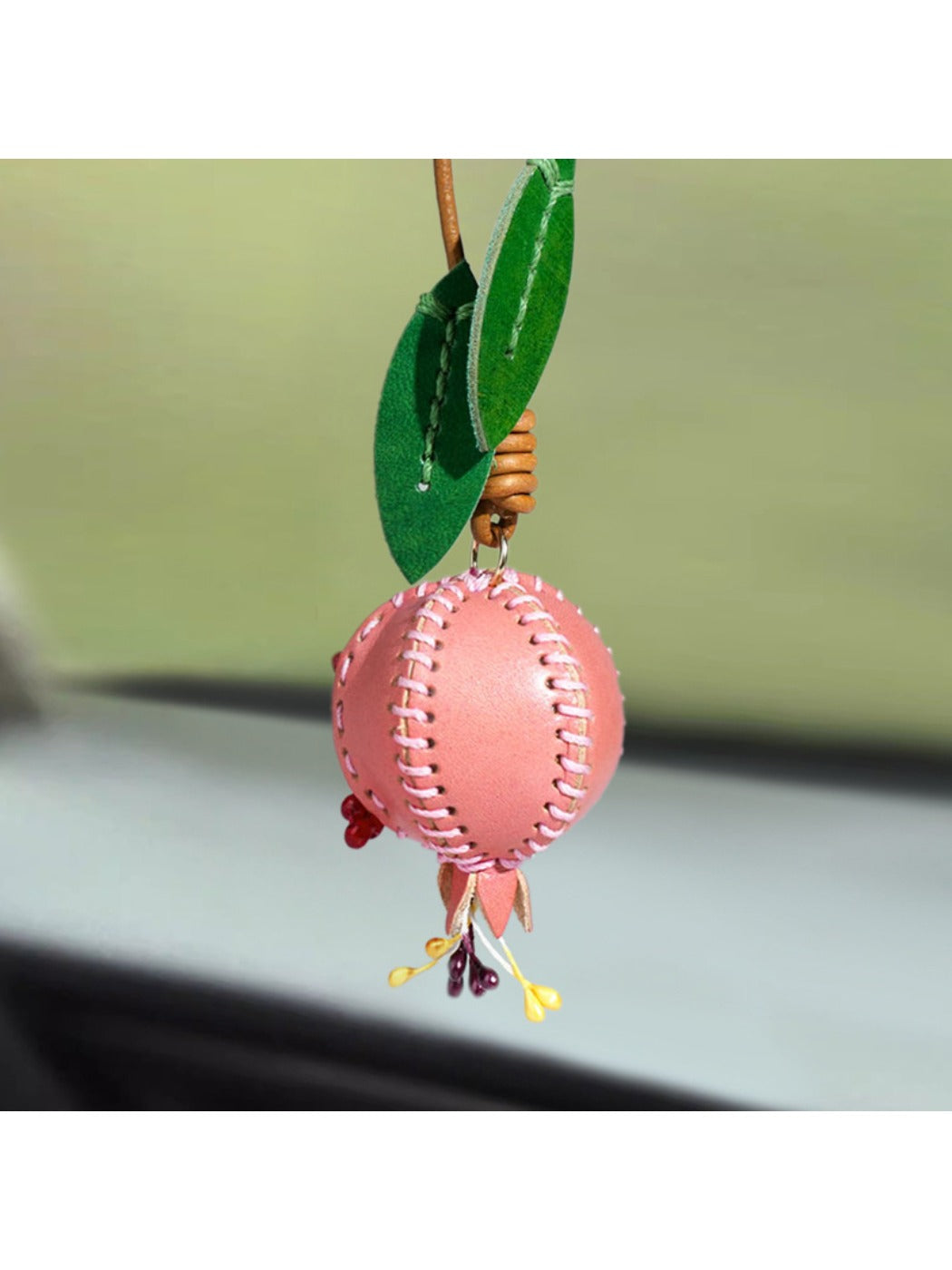 Keypus - Cute Pomegranate-Shaped Charm Keychain