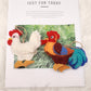 Feltery - Cute Colorful Rooster Bag Charm Keychain