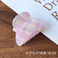 Beau - Geometric Acetate Fiber Alloy Claw Hair Clip