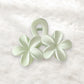 Beau - Matte Petal Design Floral Hair Claw Clip