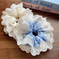 Gifty - Double Layer Plaid Trim Scrunchie