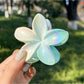 Beau - Gradient Plastic Flower Design Claw Clip