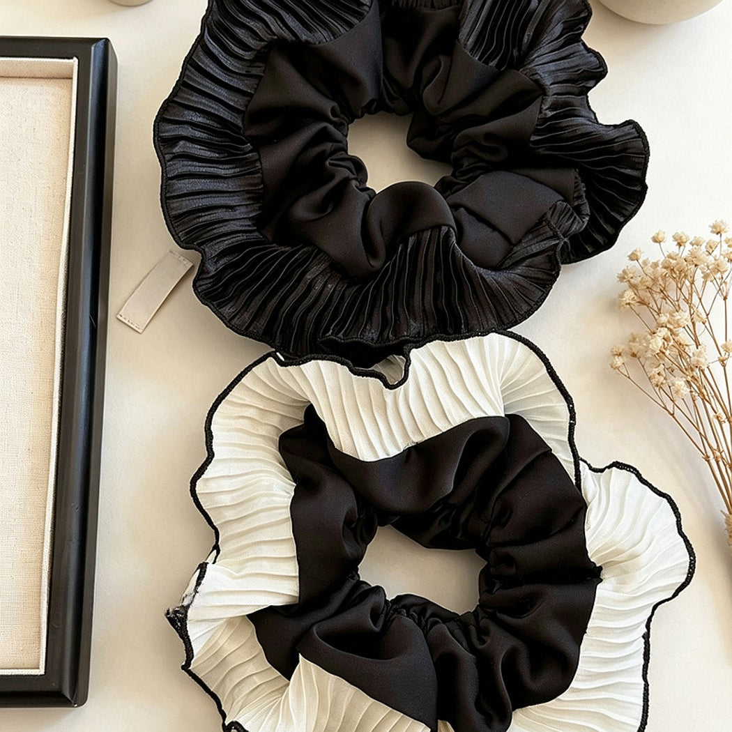 Gifty - Polyester Ruffled Circle Scrunchie