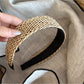 Gifty - Braided Look Wide Brim Fashion Headband