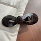 Beau - Vintage Flat Bow Hair Claw Clip