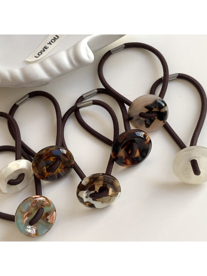 Gifty - Gradient Button-Shaped Hair Tie