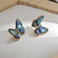 Earedge - Fashionable Butterfly-Shaped Stud Earrings