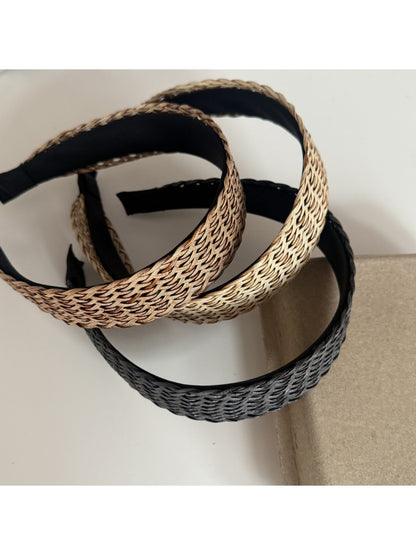 Gifty - Braided Look Wide Brim Fashion Headband
