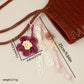 Keypus - Bohemian Floral Bead Bag Pendant Keychain