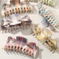 Beau - Ink Wash Striped Shark Hair Claw Clip