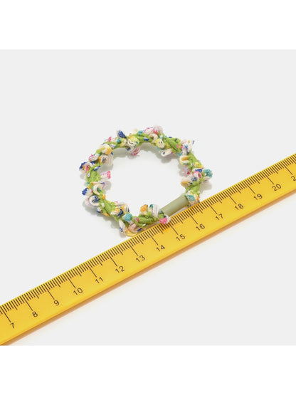Gifty - 3 Pack Wrapped Flower Spiral Scrunchies