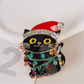 Beau - Black Cat Design Hair Claw Clip