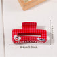 Beau - Red Tone Claw Clip