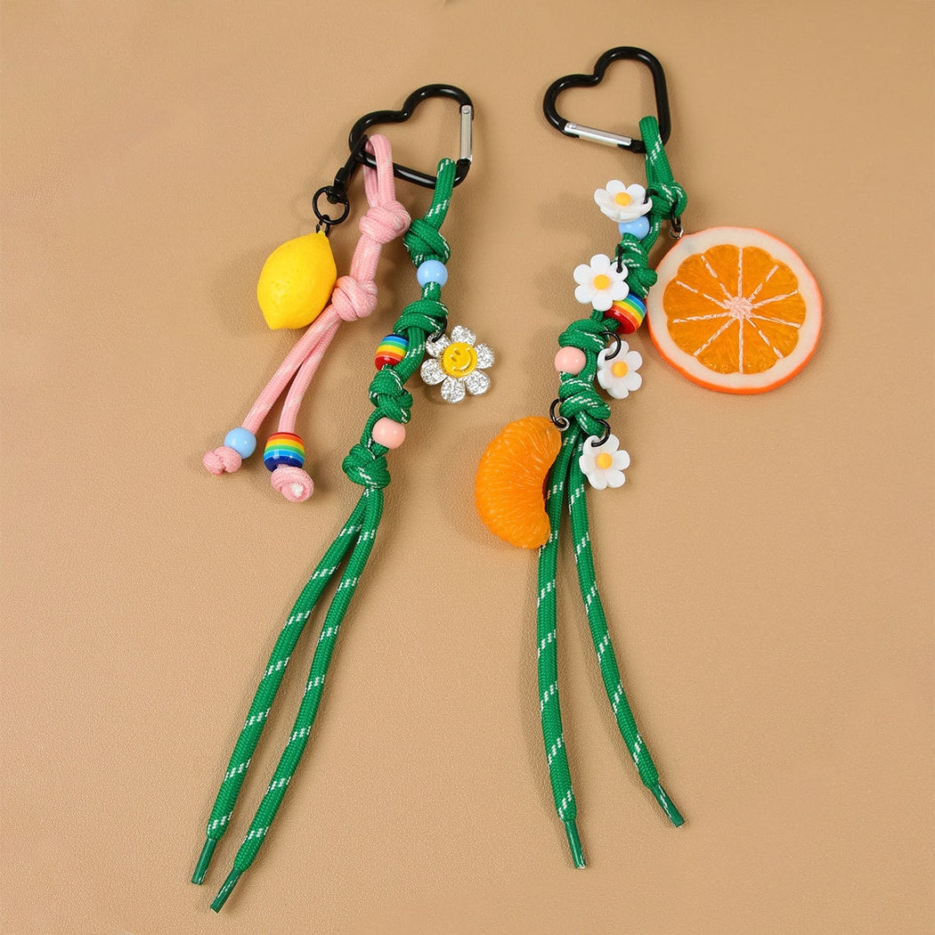 Keypus - Lemon Orange Shaped Bag Pendant Keychain