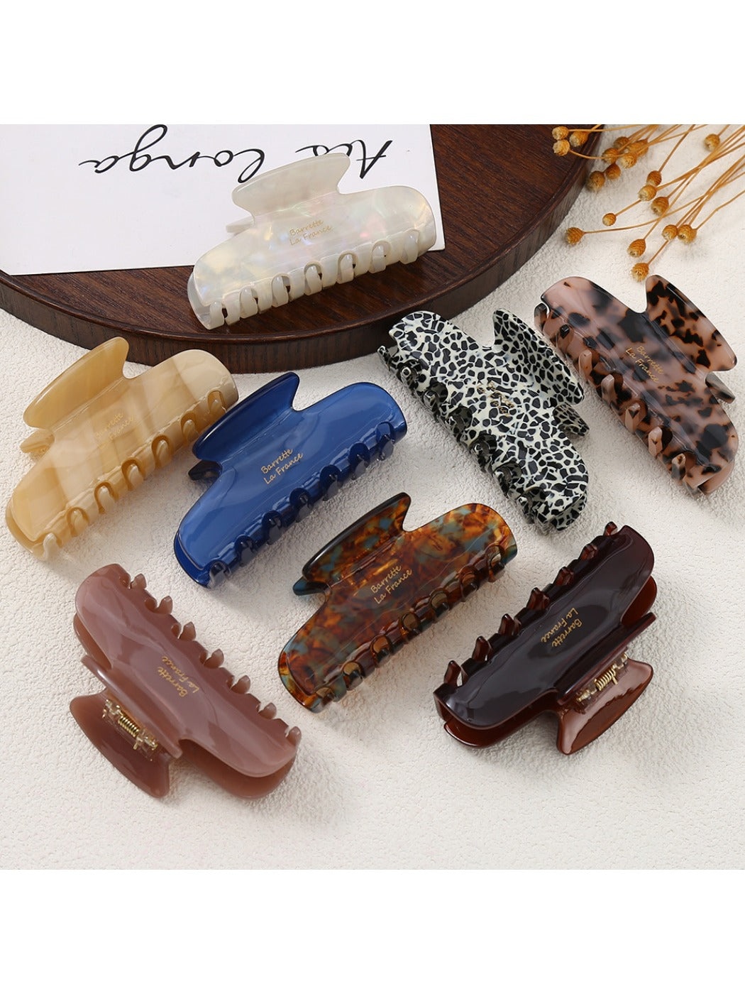 Beau - Minimalist Oversized Hair Clips for Women