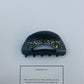 Beau - Modern Oval Rhinestone Accent Hair Claw Clip