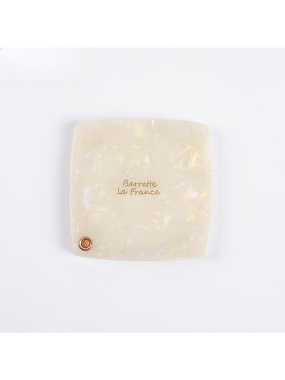 Mirroray - Small Square Mirror of Acetic Acid Plate