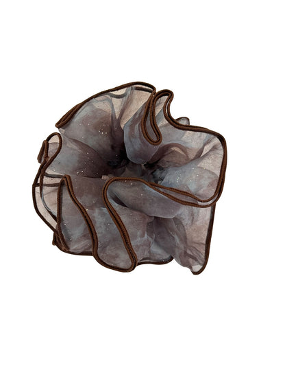 Gifty - Soft Look Printed Polyester Ponytail Scrunchie