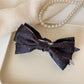 Beau - Polka Dot Satin Bow Hair Clip