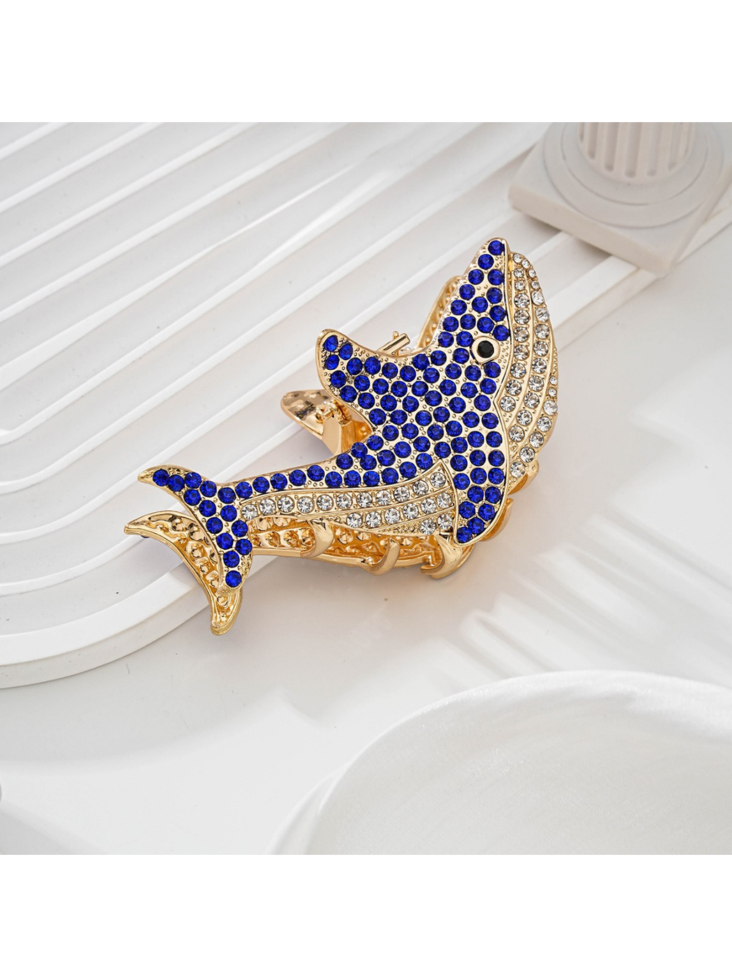 Beau - Ocean Whale Shape Alloy Hair Claw Clip