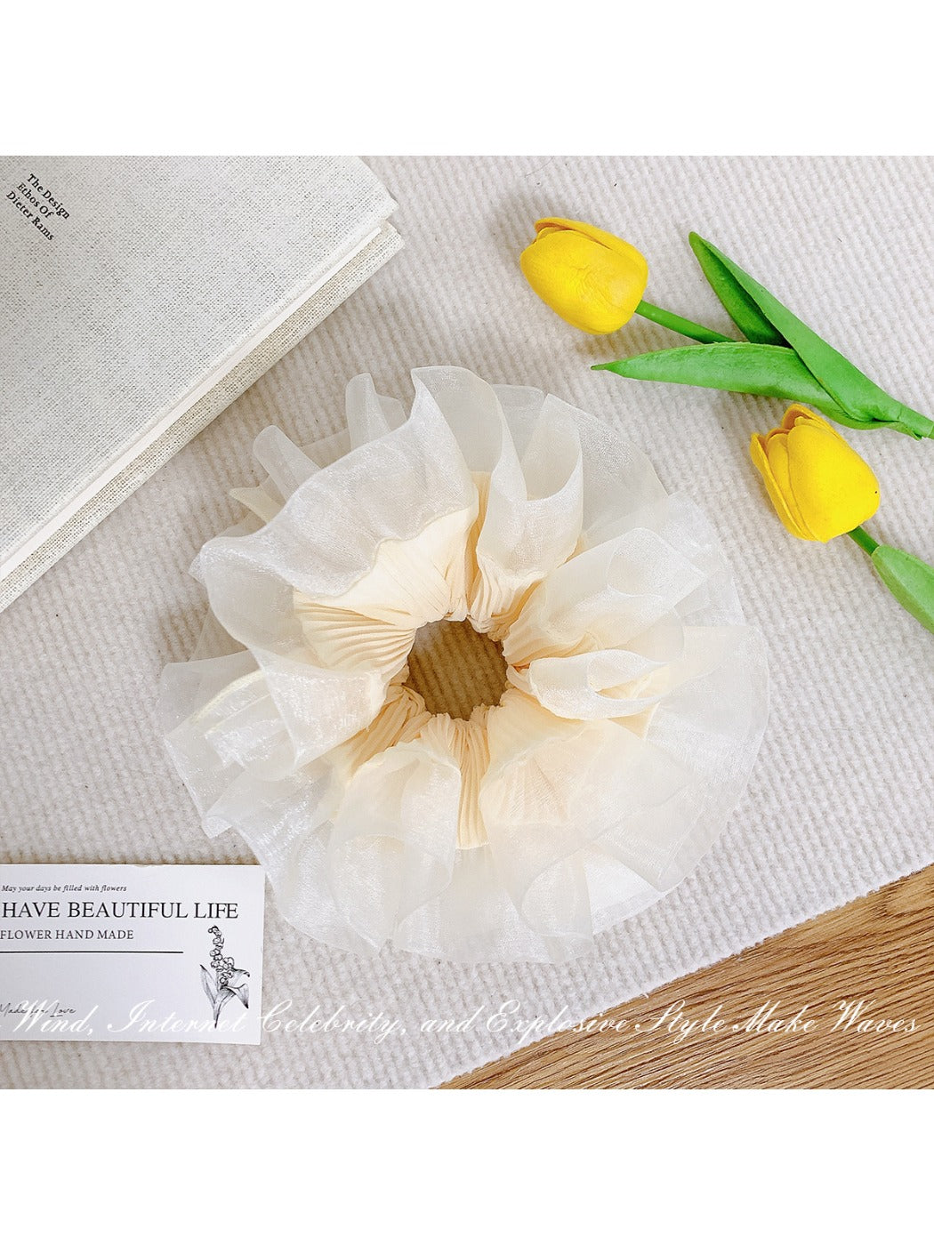 Gifty - Seersucker High Face Value Hair Loop