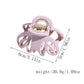 Beau - Hollow Pumpkin Shape Plastic Alloy Claw Clip