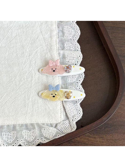 Beau - Plastic Alloy Cartoon Dog Decorative Hair Clip