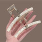 Beau - PVC Heart Detail Bar Style Claw Clip