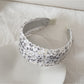 Gifty - Women's Floral Print Wide Fabric Headband