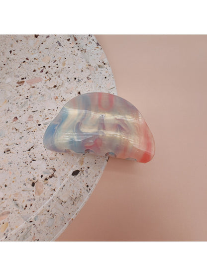 Beau gradient acrylic hair clip displayed with matching accessories