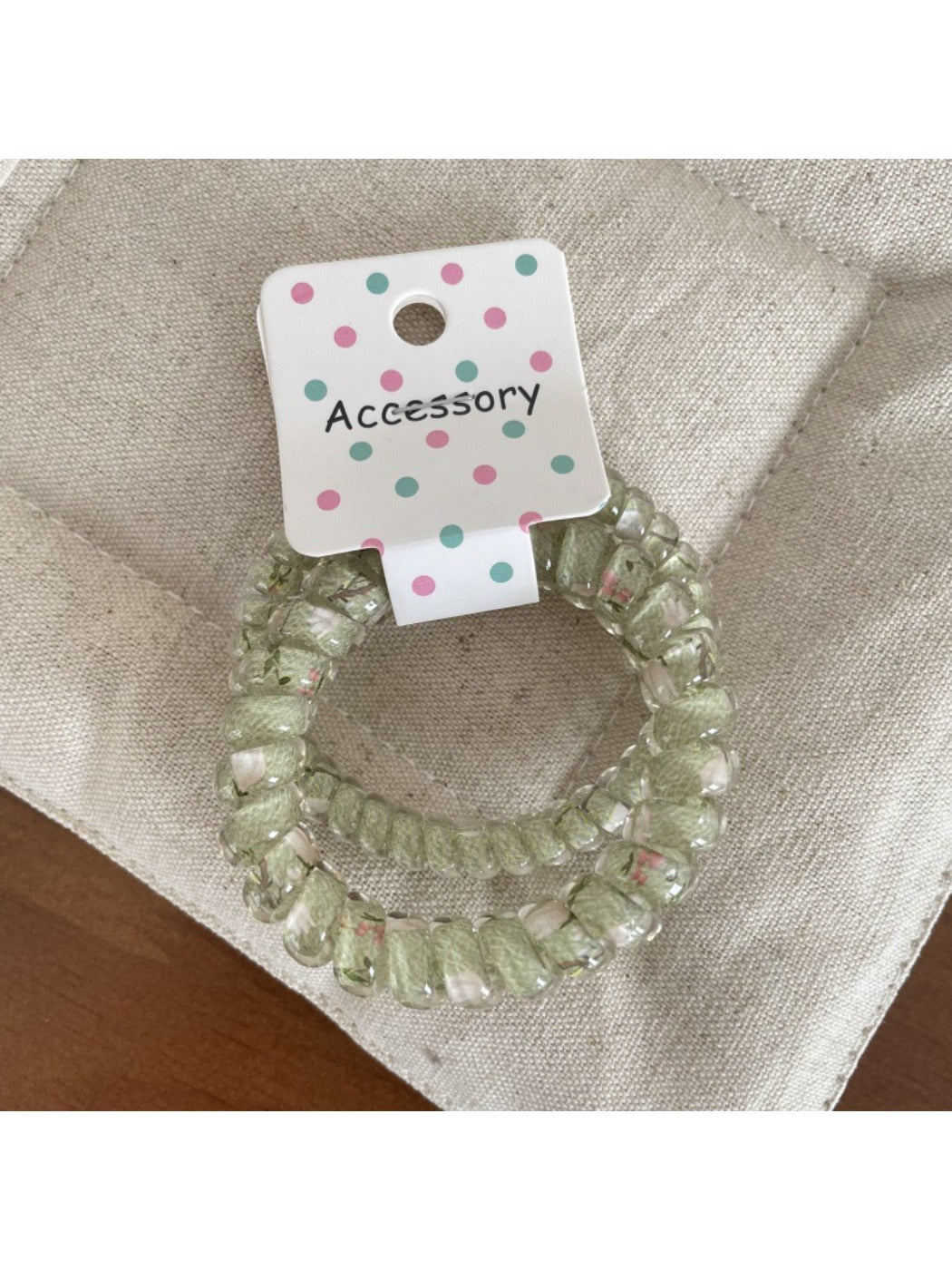 Gifty - Cute Spiral Hair Ties - 2 Pack