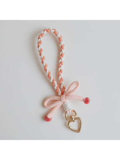 Keypus - Striped Cute Bow Keychain