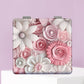 Mirroray - Textured Floral Print Folding Makeup Mirror