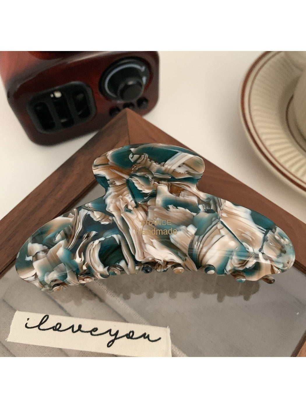 Beau - Lazy Small Floral Pattern Hair Clip