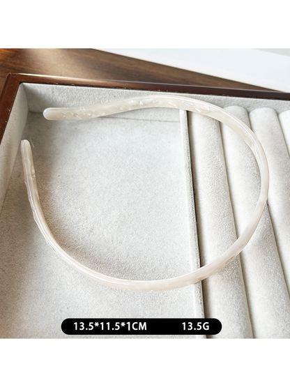 Gifty - Fashion Acetate Geometric Ring Accent Headband