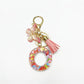 Keypus - Delicate Butterfly Letter Pendant Keychain