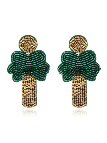 Earedge - Tropical Inspired Dangling Bead Earrings