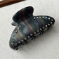 Beau - Glossy Geometric Acetate Fiber Hair Claw Clip