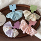 Gifty - Fresh Style Wide Floral Print Hair Scrunchie