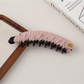 Beau - Refined Plush Style Curved Banana Clip