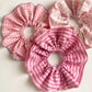 Gifty - Spring Pink Double Layer Scrunchie