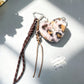 Keypus - Y2K Plush Heart Star Detail Bag Charm Keychain