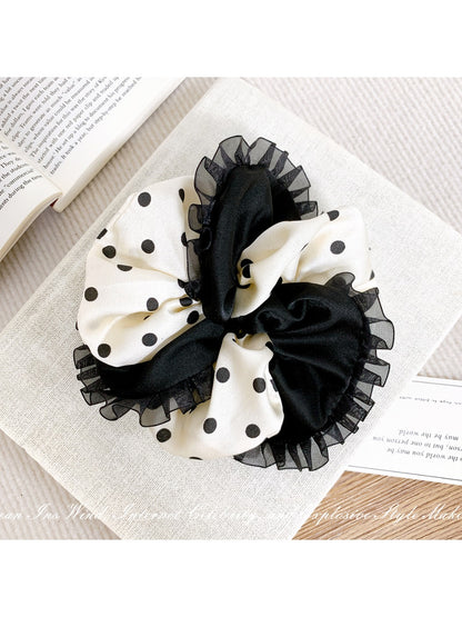Gifty - Sweet Polka Dot Scrunchie Hair Tie
