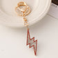 Keypus - Hip Hop Style Lightning Shaped Keychain