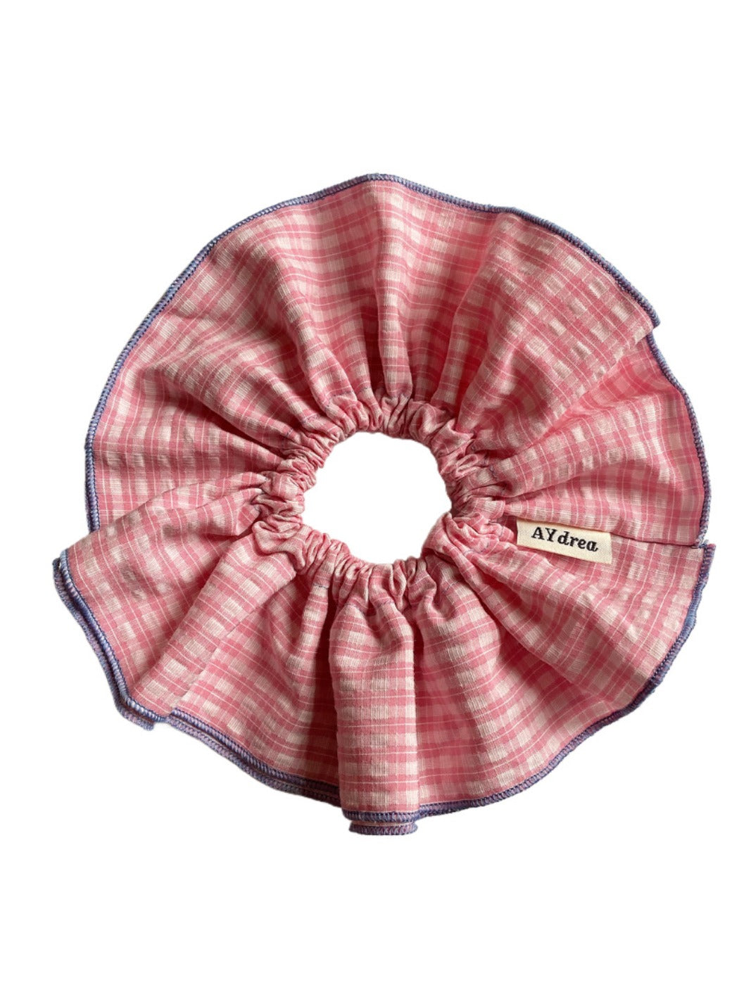 Gifty - Spring Pink Double Layer Scrunchie