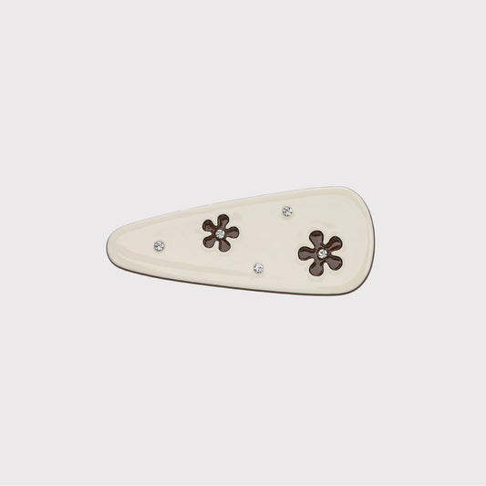 Beau - Gloss Pastel Flower Detail Hair Clip Set