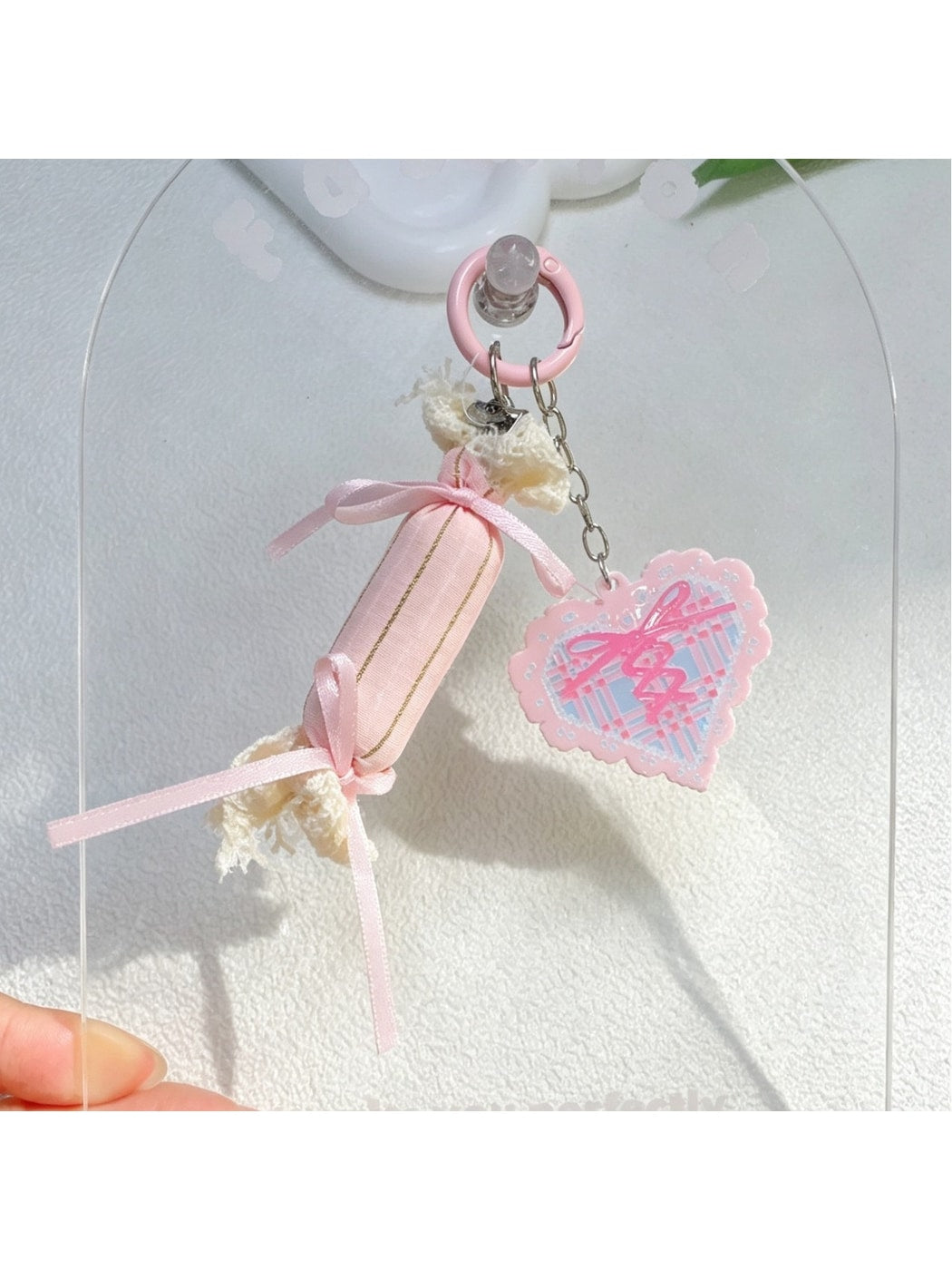 Keypus - Sweet Style Candy Wrapper Charm Ring Keychain