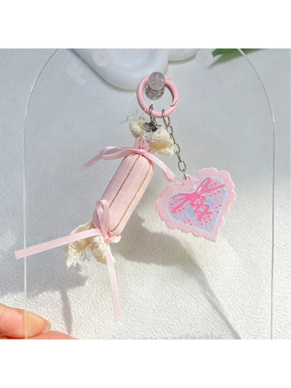 Keypus - Sweet Style Candy Wrapper Charm Ring Keychain