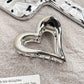 Beau - Minimal Heart Outline Claw Clip